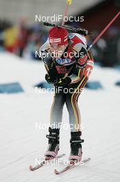 16.02.2008, Oestersund, Sweden (SWE): Sabrina Buchholz (GER) - IBU World Championchip of Biathlon, mass women - Oestersund (SWE). www.nordicfocus.com. c Furtner/NordicFocus. Every downloaded picture is fee-liable.