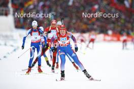 16.02.2008, Oestersund, Sweden (SWE): Tatiana Moiseeva (RUS) - IBU World Championchip of Biathlon, mass women - Oestersund (SWE). www.nordicfocus.com. c Manzoni/NordicFocus. Every downloaded picture is fee-liable.
