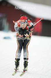 16.02.2008, Oestersund, Sweden (SWE): Magdalena Neuner (GER)  - IBU World Championchip of Biathlon, mass women - Oestersund (SWE). www.nordicfocus.com. c Furtner/NordicFocus. Every downloaded picture is fee-liable.