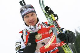 16.02.2008, Oestersund, Sweden (SWE): Andreas Birnbacher (GER) - IBU World Championchip of Biathlon, medal shooting - Oestersund (SWE). www.nordicfocus.com. c Manzoni/NordicFocus. Every downloaded picture is fee-liable.