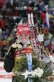 10.02.2008, Oestersund, Sweden (SWE): Andrea Henkel (GER) - IBU World Championchip of Biathlon, medal shooting - Oestersund (SWE). www.nordicfocus.com. c Furtner/NordicFocus. Every downloaded picture is fee-liable.