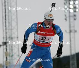 16.02.2008, Oestersund, Sweden (SWE): Alexsandr Chervykhov (KAZ) - IBU World Championchip of Biathlon, relay men - Oestersund (SWE). www.nordicfocus.com. c Hemmersbach/NordicFocus. Every downloaded picture is fee-liable.