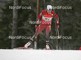 16.02.2008, Oestersund, Sweden (SWE): Nathan Smith (CAN) - IBU World Championchip of Biathlon, relay men - Oestersund (SWE). www.nordicfocus.com. c Furtner/NordicFocus. Every downloaded picture is fee-liable.