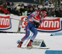 16.02.2008, Oestersund, Sweden (SWE): Nikolay Kruglov (RUS)  - IBU World Championchip of Biathlon, relay men - Oestersund (SWE). www.nordicfocus.com. c Hemmersbach/NordicFocus. Every downloaded picture is fee-liable.