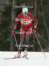 16.02.2008, Oestersund, Sweden (SWE): Nathan Smith (CAN) - IBU World Championchip of Biathlon, relay men - Oestersund (SWE). www.nordicfocus.com. c Furtner/NordicFocus. Every downloaded picture is fee-liable.