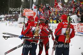 16.02.2008, Oestersund, Sweden (SWE): Ole Einar Bjoerndalen (NOR) - IBU World Championchip of Biathlon, relay men - Oestersund (SWE). www.nordicfocus.com. c Furtner/NordicFocus. Every downloaded picture is fee-liable.