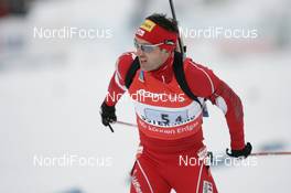 16.02.2008, Oestersund, Sweden (SWE): Christoph Sumann (AUT) - IBU World Championchip of Biathlon, relay men - Oestersund (SWE). www.nordicfocus.com. c Furtner/NordicFocus. Every downloaded picture is fee-liable.