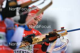 16.02.2008, Oestersund, Sweden (SWE): Emil Hegle Svendsen (NOR) - IBU World Championchip of Biathlon, relay men - Oestersund (SWE). www.nordicfocus.com. c Manzoni/NordicFocus. Every downloaded picture is fee-liable.
