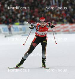 17.02.2008, Oestersund, Sweden (SWE): Magdalena Neuner (GER)  - IBU World Championchip of Biathlon, relay women - Oestersund (SWE). www.nordicfocus.com. c Hemmersbach/NordicFocus. Every downloaded picture is fee-liable.