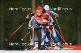 17.02.2008, Oestersund, Sweden (SWE): Andrea Henkel (GER) - IBU World Championchip of Biathlon, relay women - Oestersund (SWE). www.nordicfocus.com. c Manzoni/NordicFocus. Every downloaded picture is fee-liable.