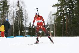 17.02.2008, Oestersund, Sweden (SWE): Sandra Keith (CAN) - IBU World Championchip of Biathlon, relay women - Oestersund (SWE). www.nordicfocus.com. c Manzoni/NordicFocus. Every downloaded picture is fee-liable.