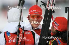 17.02.2008, Oestersund, Sweden (SWE): Kati Wilhelm (GER) - IBU World Championchip of Biathlon, relay women - Oestersund (SWE). www.nordicfocus.com. c Manzoni/NordicFocus. Every downloaded picture is fee-liable.