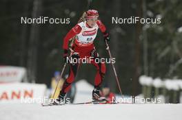 09.02.2008, Oestersund, Sweden (SWE): Ann Kristin Flatland (NOR) - IBU World Championchip of Biathlon, sprint women - Oestersund (SWE). www.nordicfocus.com. c Furtner/NordicFocus. Every downloaded picture is fee-liable.