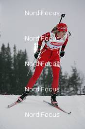 09.02.2008, Oestersund, Sweden (SWE): Julie Bonnevie-Svendsen (NOR) - IBU World Championchip of Biathlon, sprint women - Oestersund (SWE). www.nordicfocus.com. c Hemmersbach/NordicFocus. Every downloaded picture is fee-liable.