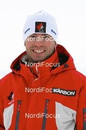 05.02.2008, Oestersund, Sweden (SWE): Tom Zidec (CAN), Boyfried of Anna Carin Olofsson (SWE) and Headcoach men Team Canada - IBU World Championchip of Biathlon, training - Oestersund (SWE). www.nordicfocus.com. c Manzoni/NordicFocus. Every downloaded picture is fee-liable.