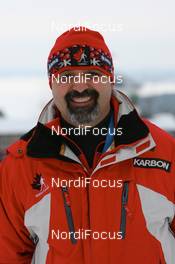 05.02.2008, Oestersund, Sweden (SWE): Roger Archambault (CAN), Headcoach Team Canada - IBU World Championchip of Biathlon, training - Oestersund (SWE). www.nordicfocus.com. c Manzoni/NordicFocus. Every downloaded picture is fee-liable.