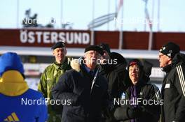 13.02.2008, Oestersund, Sweden (SWE): Visit of King Carl XVI Gustav atthe Biathlon Stadium Oestersund - IBU World Championchip of Biathlon - Oestersund (SWE). www.nordicfocus.com. c Manzoni/NordicFocus. Every downloaded picture is fee-liable.