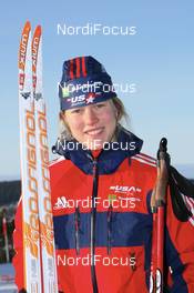 15.02.2008, Oestersund, Sweden (SWE): Haley Johnson (USA) - IBU World Championchip of Biathlon, photoshooting Team USA - Oestersund (SWE). www.nordicfocus.com. c Manzoni/NordicFocus. Every downloaded picture is fee-liable.