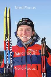 15.02.2008, Oestersund, Sweden (SWE): Caitlin Compton (USA) - IBU World Championchip of Biathlon, photoshooting Team USA - Oestersund (SWE). www.nordicfocus.com. c Manzoni/NordicFocus. Every downloaded picture is fee-liable.