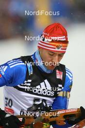 03.12.2008, Oestersund, Sweden (SWE): Andrei Makoveev (RUS), Fischer, Rottefella, Swix, adidas - IBU world cup biathlon, individual men, Oestersund (SWE). www.nordicfocus.com. © Manzoni/NordicFocus. Every downloaded picture is fee-liable.