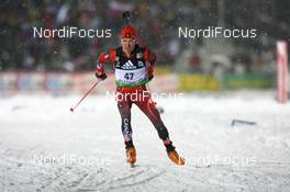 03.12.2008, Oestersund, Sweden (SWE): Jean Philippe Leguellec (CAN), Rossignol, Rottefella, Exel - IBU world cup biathlon, individual men, Oestersund (SWE). www.nordicfocus.com. © Manzoni/NordicFocus. Every downloaded picture is fee-liable.