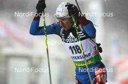 03.12.2008, Oestersund, Sweden (SWE): Jean Guillaume Beatrix (FRA), Rossignol, Rottefella, One Way, Odlo - IBU world cup biathlon, individual men, Oestersund (SWE). www.nordicfocus.com. © Manzoni/NordicFocus. Every downloaded picture is fee-liable.