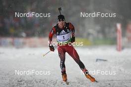 03.12.2008, Oestersund, Sweden (SWE): Robin Clegg (CAN), Rossignol, Rottefella, Leki - IBU world cup biathlon, individual men, Oestersund (SWE). www.nordicfocus.com. © Manzoni/NordicFocus. Every downloaded picture is fee-liable.