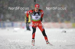 03.12.2008, Oestersund, Sweden (SWE): Tobias Eberhard (AUT), Atomic, Swix - IBU world cup biathlon, individual men, Oestersund (SWE). www.nordicfocus.com. © Manzoni/NordicFocus. Every downloaded picture is fee-liable.