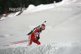 03.12.2008, Oestersund, Sweden (SWE): Thomas Frei (SUI), Atomic, Leki, adidas - IBU world cup biathlon, individual men, Oestersund (SWE). www.nordicfocus.com. © Manzoni/NordicFocus. Every downloaded picture is fee-liable.