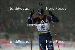 03.12.2008, Oestersund, Sweden (SWE): Jeremy Teela (USA), Madshus, Rottefella, Alpina, Exel, adidas - IBU world cup biathlon, individual men, Oestersund (SWE). www.nordicfocus.com. © Manzoni/NordicFocus. Every downloaded picture is fee-liable.
