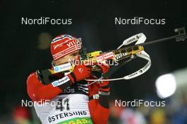 03.12.2008, Oestersund, Sweden (SWE): Emil Hegle Svendsen (NOR), Madshus, Rottefella, Swix, Odlo - IBU world cup biathlon, individual men, Oestersund (SWE). www.nordicfocus.com. © Manzoni/NordicFocus. Every downloaded picture is fee-liable.