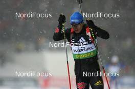 03.12.2008, Oestersund, Sweden (SWE): Andreas Birnbacher (GER), Fischer, Rottefella, Alpina, Leki, adidas - IBU world cup biathlon, individual men, Oestersund (SWE). www.nordicfocus.com. © Manzoni/NordicFocus. Every downloaded picture is fee-liable.