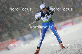 03.12.2008, Oestersund, Sweden (SWE): Janez Maric (SLO), Fischer, Rottefella, Alpina, Leki - IBU world cup biathlon, individual men, Oestersund (SWE). www.nordicfocus.com. © Manzoni/NordicFocus. Every downloaded picture is fee-liable.