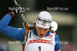 04.12.2008, Oestersund, Sweden (SWE): Julie Carraz (FRA), Fischer, Rottefella, Exel, Odlo - IBU world cup biathlon, individual women, Oestersund (SWE). www.nordicfocus.com. © Manzoni/NordicFocus. Every downloaded picture is fee-liable.