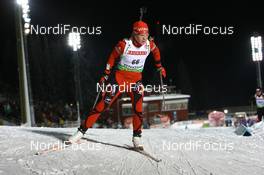 04.12.2008, Oestersund, Sweden (SWE): Kari Henneseid Eie (NOR), Rossignol, Rottefella, Swix, Odlo - IBU world cup biathlon, individual women, Oestersund (SWE). www.nordicfocus.com. © Manzoni/NordicFocus. Every downloaded picture is fee-liable.