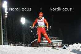 04.12.2008, Oestersund, Sweden (SWE): Xue Dong (CHN), Fischer, Salomon, Swix, adidas - IBU world cup biathlon, individual women, Oestersund (SWE). www.nordicfocus.com. © Manzoni/NordicFocus. Every downloaded picture is fee-liable.