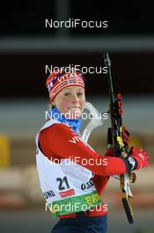04.12.2008, Oestersund, Sweden (SWE): Anne Ingstadbjoerg (NOR), Madshus, Rottefella, Odlo  - IBU world cup biathlon, individual women, Oestersund (SWE). www.nordicfocus.com. © Manzoni/NordicFocus. Every downloaded picture is fee-liable.