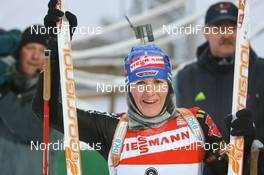 07.12.2008, Oestersund, Sweden (SWE): Martina Beck (GER), Rossignol, Rottefella, Madshus, Swix, adidas, Toko - IBU world cup biathlon, pursuit women, Oestersund (SWE). www.nordicfocus.com. © Manzoni/NordicFocus. Every downloaded picture is fee-liable.