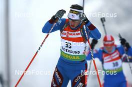 07.12.2008, Oestersund, Sweden (SWE): Julie Carraz (FRA), Fischer, Rottefella, Exel, Odlo - IBU world cup biathlon, pursuit women, Oestersund (SWE). www.nordicfocus.com. © Manzoni/NordicFocus. Every downloaded picture is fee-liable.