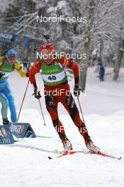 06.12.2008, Oestersund, Sweden (SWE): Frode Andresen (NOR), Atomic, Swix, Odlo - IBU world cup biathlon, sprint men, Oestersund (SWE). www.nordicfocus.com. © Manzoni/NordicFocus. Every downloaded picture is fee-liable.