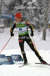06.12.2008, Oestersund, Sweden (SWE): Daniel Graf (GER), Madshus, Rottefella, Leki, adidas - IBU world cup biathlon, sprint men, Oestersund (SWE). www.nordicfocus.com. © Manzoni/NordicFocus. Every downloaded picture is fee-liable.