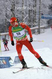 06.12.2008, Oestersund, Sweden (SWE): Adam Kwak (POL), Madshus, Salomon, Leki  - IBU world cup biathlon, sprint men, Oestersund (SWE). www.nordicfocus.com. © Manzoni/NordicFocus. Every downloaded picture is fee-liable.
