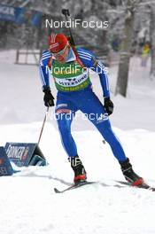 06.12.2008, Oestersund, Sweden (SWE): Ivan Tcherezov (RUS), Madshus, Rottefella, Swix, adidas - IBU world cup biathlon, sprint men, Oestersund (SWE). www.nordicfocus.com. © Manzoni/NordicFocus. Every downloaded picture is fee-liable.