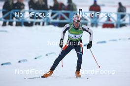 06.12.2008, Oestersund, Sweden (SWE): Christian Martinelli (ITA), Rossignol, Rottefella, Exel - IBU world cup biathlon, sprint men, Oestersund (SWE). www.nordicfocus.com. © Manzoni/NordicFocus. Every downloaded picture is fee-liable.