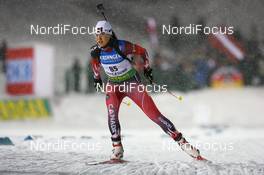 06.12.2008, Oestersund, Sweden (SWE): Zina Kocher (CAN), Atomic, Leki, Odlo - IBU world cup biathlon, sprint women, Oestersund (SWE). www.nordicfocus.com. © Manzoni/NordicFocus. Every downloaded picture is fee-liable.