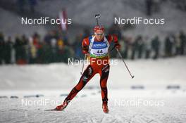 06.12.2008, Oestersund, Sweden (SWE): Liv Kjersti Eikeland (NOR), Madshus, Rottefella, Swix, Odlo - IBU world cup biathlon, sprint women, Oestersund (SWE). www.nordicfocus.com. © Manzoni/NordicFocus. Every downloaded picture is fee-liable.