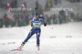 06.12.2008, Oestersund, Sweden (SWE): Tracy Barnes (USA) - IBU world cup biathlon, sprint women, Oestersund (SWE). www.nordicfocus.com. © Manzoni/NordicFocus. Every downloaded picture is fee-liable.
