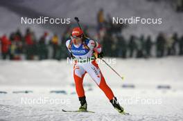 06.12.2008, Oestersund, Sweden (SWE): Kadri Lehtla (EST), Fischer, Rottefella, Leki - IBU world cup biathlon, sprint women, Oestersund (SWE). www.nordicfocus.com. © Manzoni/NordicFocus. Every downloaded picture is fee-liable.
