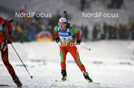 06.12.2008, Oestersund, Sweden (SWE): Darya Domracheva (BLR), Fischer, Rottefella, Swix - IBU world cup biathlon, sprint women, Oestersund (SWE). www.nordicfocus.com. © Manzoni/NordicFocus. Every downloaded picture is fee-liable.