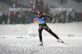06.12.2008, Oestersund, Sweden (SWE): Anne Preussler (GER), Rossignol, Rottefella, Leki  - IBU world cup biathlon, sprint women, Oestersund (SWE). www.nordicfocus.com. © Manzoni/NordicFocus. Every downloaded picture is fee-liable.